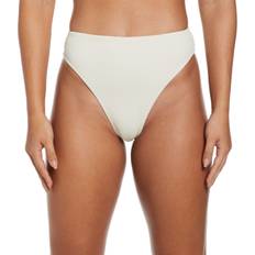 Nike White Bikini Bottoms Nike Women's High-Waisted Swim Bottom in White, NESSD234-121