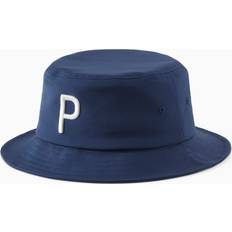 Puma Herre Hatter Puma P Bucket Hat Men, Dark Blue