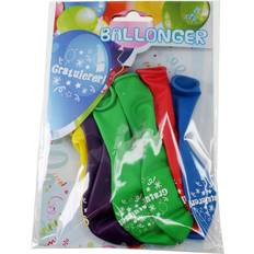 Lateksballonger Tinka Ballonger 8-pakning Gratulerer