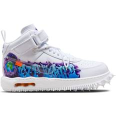 Nike Air Force Mid Off-White Graffiti White 47.5 47.5