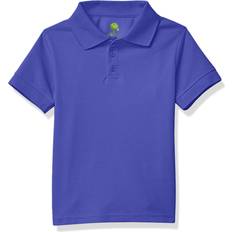 Polo Shirts Classroom School Uniforms Kids' Polo Shirt, Purple, 4T