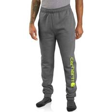 Carhartt Herre Bukser Carhartt Men's 105899 Relaxed Fit Midweight Tapered Logo Graphic Sweatpant GREEN