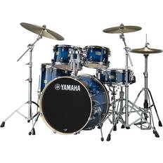 Yamaha Drums & Cymbals Yamaha SBP2F50 Stage Custom Birch 5-piece Shell Pack Deep Blue Sunburst