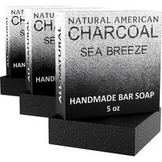 Bar Soaps AMERICAN CHARCOAL Black Bar Soap