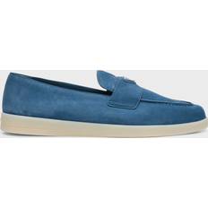 Prada Suede Loafers Astral Blue 7,5