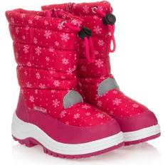 Playshoes Girls Pink Snowflake Snow Boots 22-23