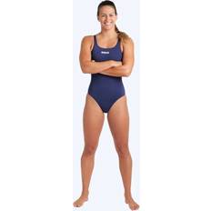 Blau - Damen Badeanzüge Arena Solid Swim Pro Team Einteiliger Badeanzug für Damen, Schnelltrocknende, Sportliche Bademode aus MaxLife Eco-Gewebe mit Maximaler Chlorbeständigkeit und UV-Schutz
