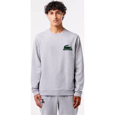 Velvet Clothing Lacoste Men's Cotton Fleece Lounge Sweatshirt Grey