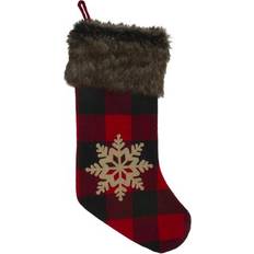 Black Stockings Northlight 19 Buffalo Plaid Christmas with Snowflake