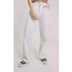 Hvite - M Jeans Object Collectors Item Twill Wide Fit Jeans hvid