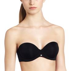 Calvin Klein Naked Glamour Convertible Lace Plunge Bra Black