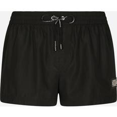 Dolce & Gabbana Polyester Swimwear Dolce & Gabbana Embellished swim shorts black