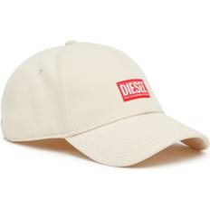 Diesel Cotton Accessories Diesel Logo Baseball Cap Cream