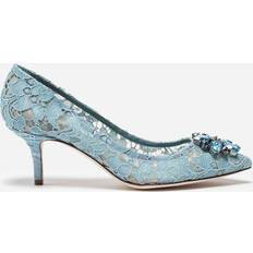 Dolce & Gabbana Pumps Dolce & Gabbana Lace rainbow pumps with brooch detailing