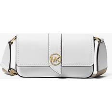 Michael Kors Greenwich Extra-Small Saffiano Leather Sling Crossbody Bag - Optic White