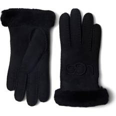 UGG SHEEPSKIN EMBROIDER Ladies Gloves Black-S