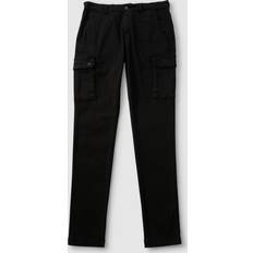 Replay Bukser Replay Mens Jaan Cargo Hyperflex X-Lite Trousers In Black