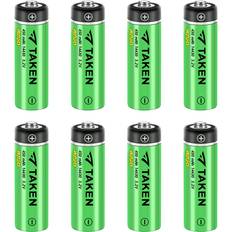 Batteries & Chargers Taken 14430 3.2 Volt Rechargeable Solar Battery, 3.2V 450mAh 14430 LiFePO4 Rechargeable Battery for Solar Panel Outdoor Garden Lights NOT AA Battery 8 Pack