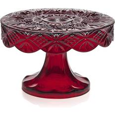 Red Cake Plates Godinger Dublin Red Stand Cake Plate