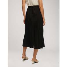 XXL Skirts Anne Klein Chiffon PullOn Pleated Skirt Black Black