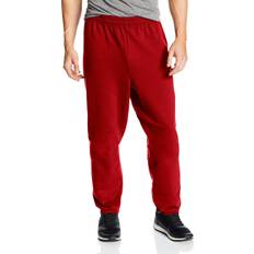 Hanes Red Pants Hanes EcoSmart Fleece Men's Sweatpants Value Pack 2-pack Deep Red