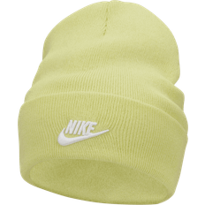 Nike Weiß Mützen Nike Peak Tall Futura Beanie mit hohem Bündchen Grün EINHEITSGRÖSSE