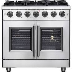 6 Burners Ranges Forno FFSGS6439-36 Massimo French Door Stainless Steel