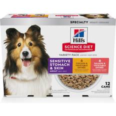 Science Diet Sensitive Stomach & Skin Variety Pack Adult Canned Dog 12.8-oz, 12 pk