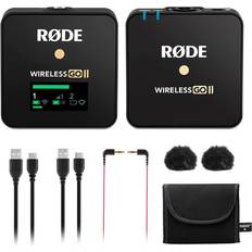 Rode Rode Wireless GO II Single Compact Digital Wireless Microphone System/Recorder Bundle with Professional Grade Lapel Microphone