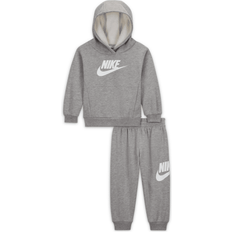 Nike Tracksuits Nike Baby Club Fleece Set 2-pcs - Dark Grey Heather (66L135-042)