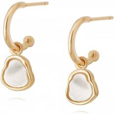 Pearl - Silver Earrings Daisy Isla Earrings - Gold/White