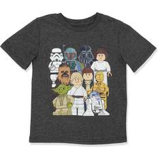 Children's Clothing Lego Star Wars Luke Skywalker Yoda R2-D2 Kids Short Sleeve T-Shirt VLI031ALYT