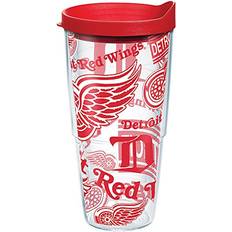 Red Tumblers Tervis USA Double Walled NHL Detroit Red Wings Insulated 24oz, All Tumbler