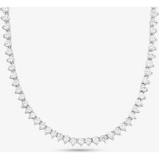 Michael Kors Silver Plated Jewelry Michael Kors Sterling Silver Tennis Necklace Sterling Silver Sterling Silver