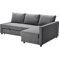 Ikea FRIHETEN Skiftebo Dark Grey Sofa 230cm 3-Sitzer