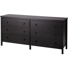 Ikea Koppang Black/Brown Kommode 172x83cm