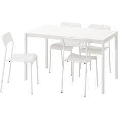 Ikea MELLTORP/ADDE White Tischgruppe 125x75cm 5Stk.