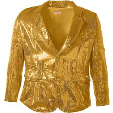 L - Unisex Jacketts tectake Unisex, Jacke, Pailletten-Jackett L Gold