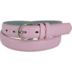 Pink - Women Belts CTM Leather 1/8 Dress Belt Women