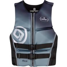 Life Jackets O'Brien Men's Flex V-Back Life Jacket in Black/Grey Black/Grey