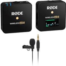 Rode Rode Wireless GO II Single Compact Digital Wireless Microphone System/Recorder Bundle with Omnidirectional Lavalier Microphone for Wireless GO Systems