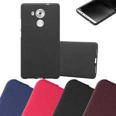Handyfutterale Cadorabo TPU Frosted Cover Huawei Mate 8 Smartphone Hülle, Schwarz
