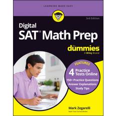 Bøker Digital SAT Math Prep For Dummies, 3rd Edition Book 4 Practice Tests Online, Updated for the NEW Digital Format