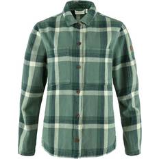 Fjällräven Women Blouses Fjällräven Singi Flannel Overshirt Women's Patina Green Deep Patina