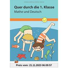 Bücher Quer durch die 1. Klasse, Mathe und Deutsch Übungsblock