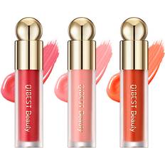 Blushes 3PCS Soft Cream Blush Makeup,Liquid Blush For Cheeks, Weightless, Long-Wearing, Smudge Proof, Natural-Looking, Dewy Finish, Skin Tint Blush Makeup#3,#4,#5