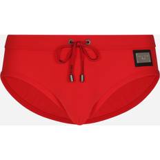 Dolce & Gabbana Red Swimming Trunks Dolce & Gabbana Swim briefs with high-cut leg light_bordeaux