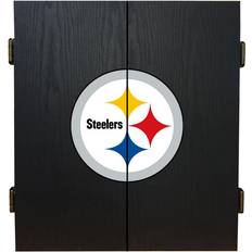 Darts Imperial Pittsburgh Steelers Fans Choice Dartboard Cabinet