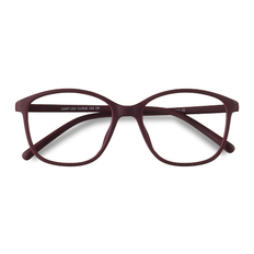 Red - Women Glasses & Reading Glasses Female s square Burgundy Plastic Prescription Eyebuydirect s Saint Lou