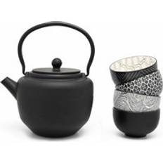 Rustfritt stål Tekanner Bredemeijer Pucheng In Black Teapot 0.5L